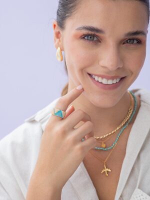 Anillo Verde Menta