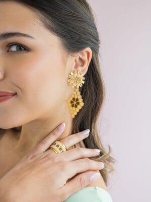 Aretes Beige Sole