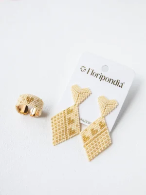 Aretes Champagne Isabella