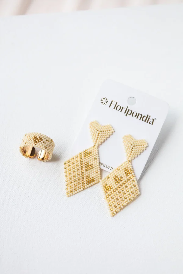 Aretes Champagne Isabella