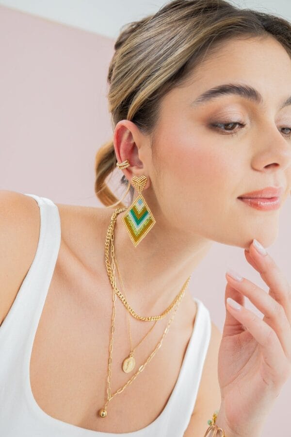 Aretes Corazon Greengold