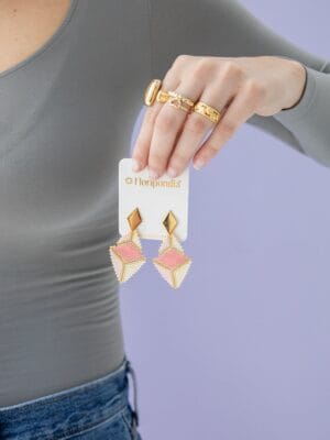 Aretes Rosados Eli