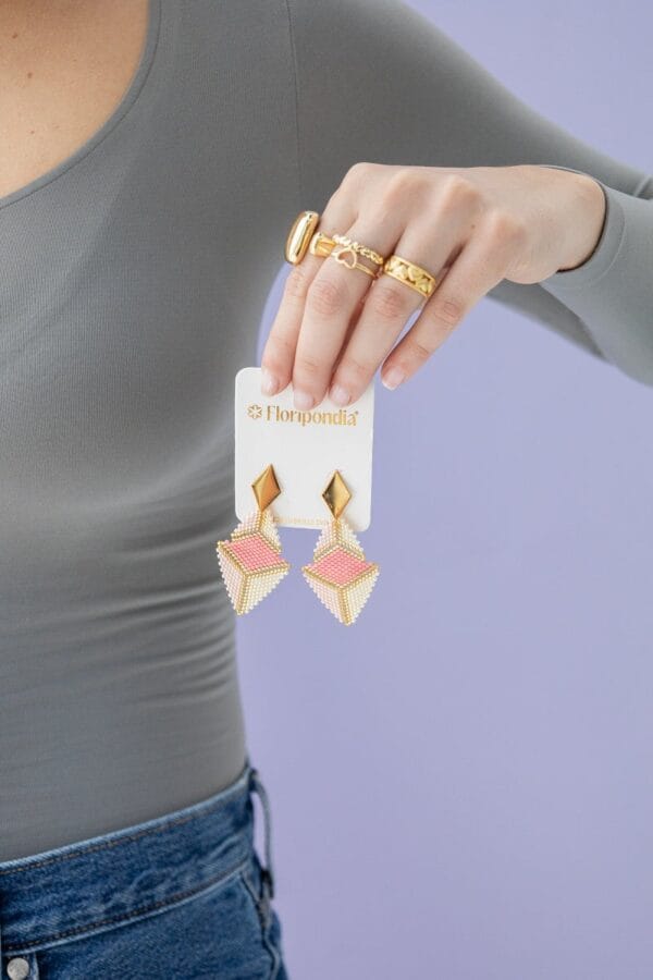 Aretes Rosados Eli